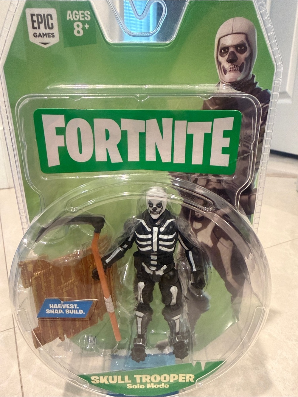 Fortnite Skull Trooper Action Figure - Black & White